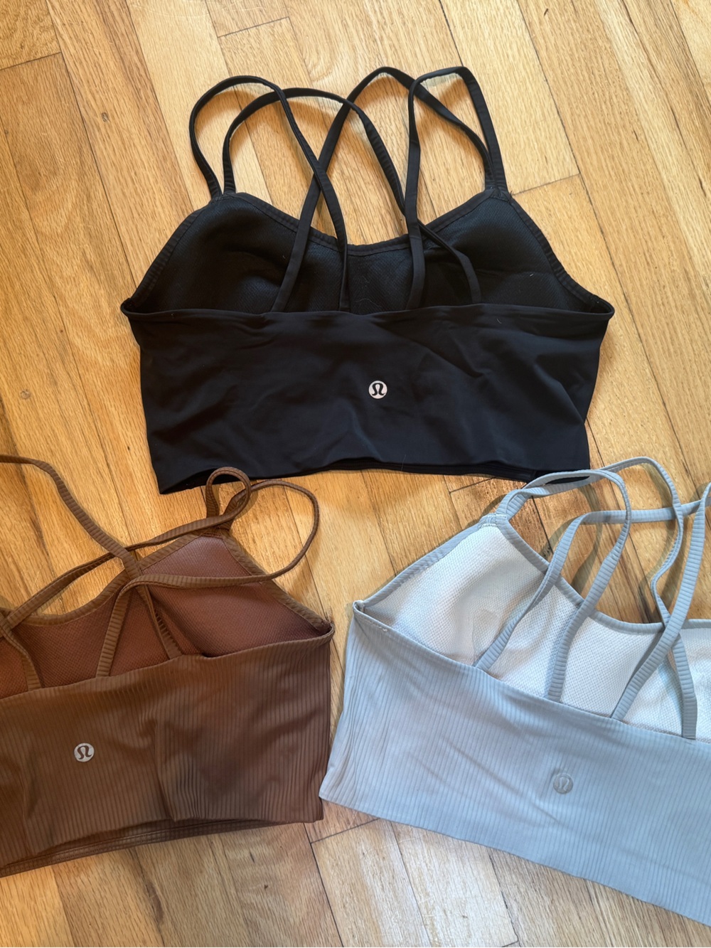 Lululemon Like A Cloud Bra M 8 GUC White Black - Picture 5 of 5